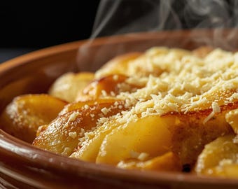 Cremiges Kartoffel-Auflauf-Rezept | Einfaches italienisches Komfort Essen | Einfache Ofenform • Digitaler Download PDF