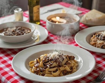 Italian Mushroom Recipe Bundle | Soup, Tagliatelle and Risotto | Cozy Comfort Food • Digital Download PDF