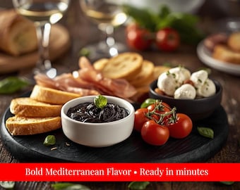 Black Olive Tapenade Recipe | Easy Italian Appetizer Spread | Party Dip • Digital Download PDF