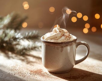 Authentisches italienisches Cioccolata Calda Rezept | Cremige Heiße Schokolade | Gemütlicher Winterdrink • Digitaler Download PDF