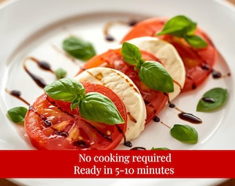Caprese Salat | Italienische Frische Tomaten-Mozzarella-Starter | No-Bake Party Fingerfood • Digitaler Download PDF