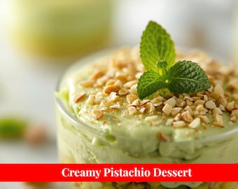 Pistachio Tiramisu Recipe | Creamy No-Bake Italian Dessert | Easy Authentic Sweet • Digital Download PDF