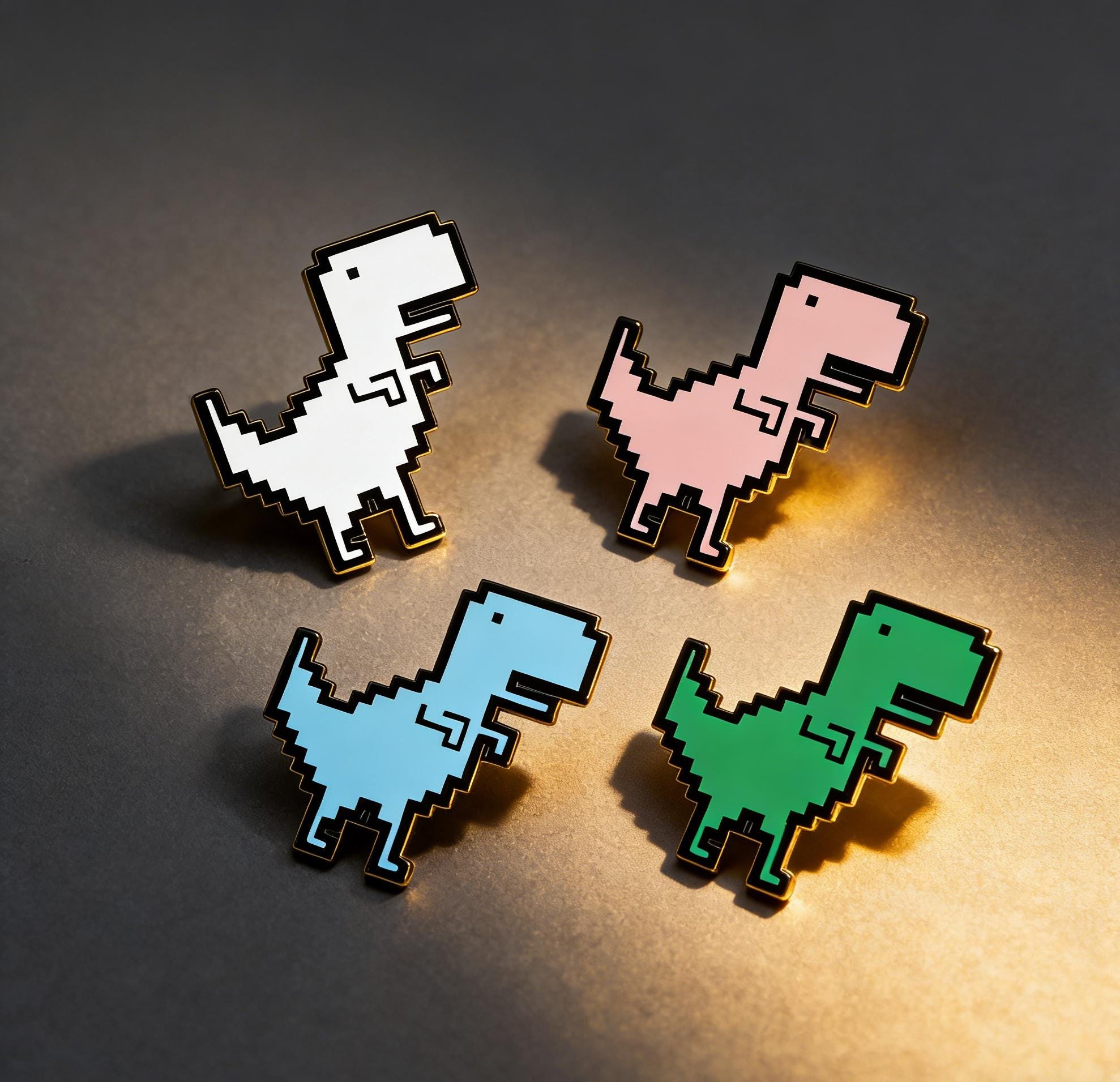 Google公式 恐竜のゲーム Chrome Dinosaur フィギュア Chromeがオフライン時に出現する「恐竜」がかわいいトイに | Ubergizmo