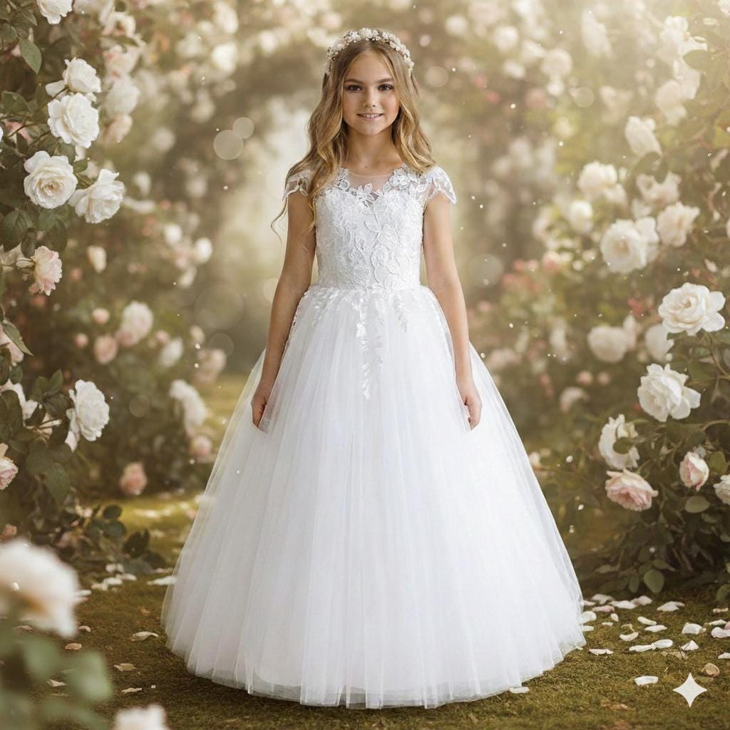 Ivory Pageant Dress - Etsy