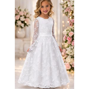 First Communion Dress Size 14 - Etsy