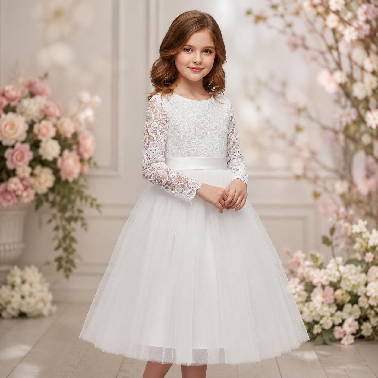 Cotton First Communion Dress