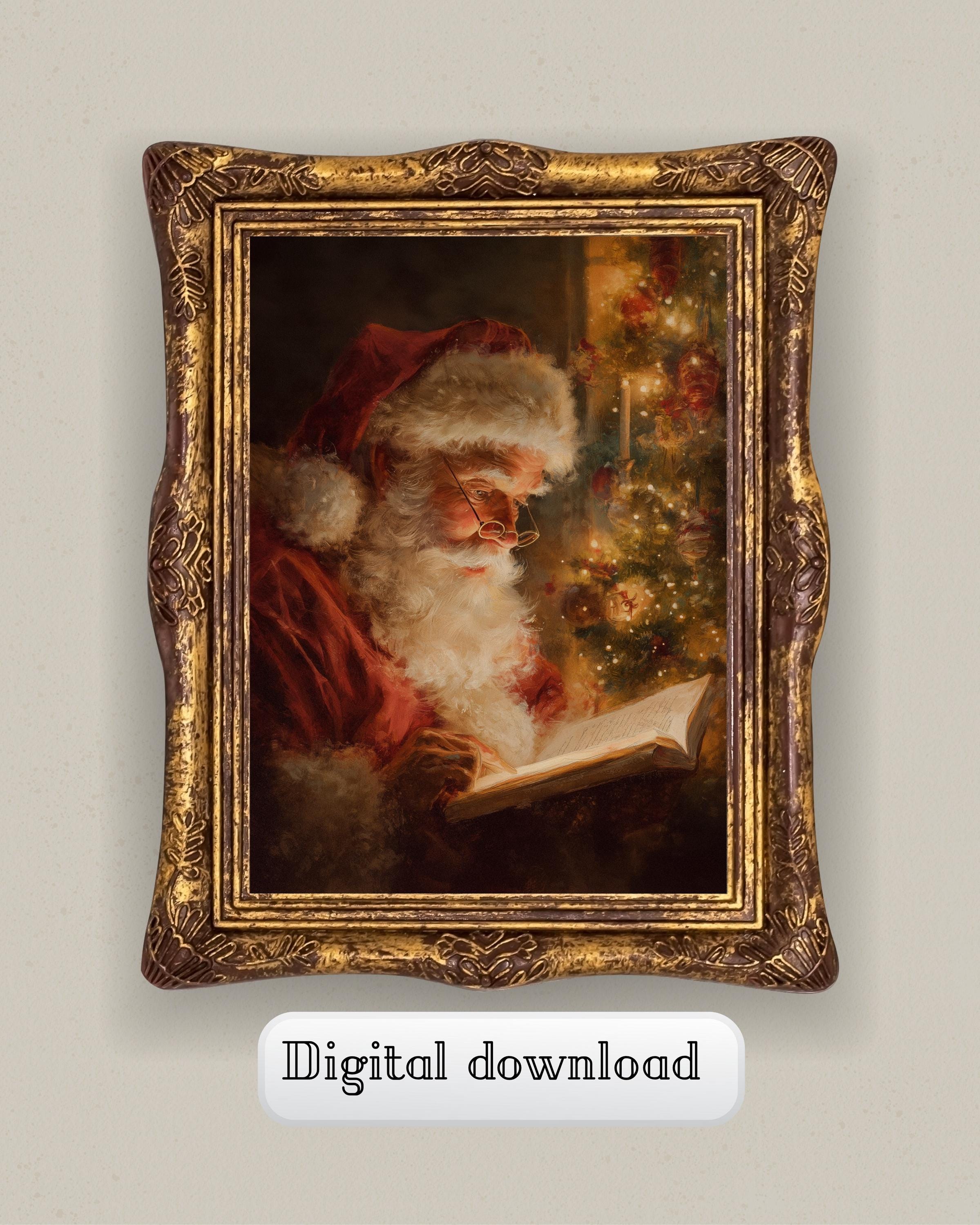 Vintage Santa Light - Etsy