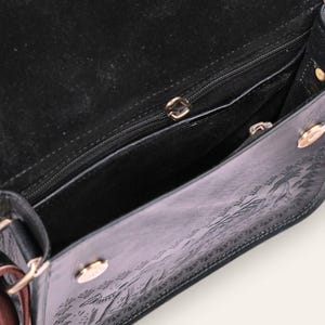 The Pushkar Sling in Dark Olive, with adjustable leather strap
