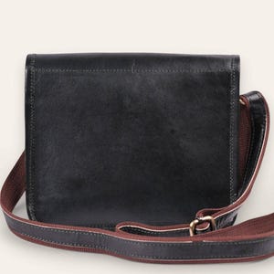 The Pushkar Sling in Dark Olive, full-grain leather, handcrafted by artisan Mohan