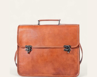 Crossbody Messenger Bag, Golden Tan Hohenstein Leather, Jodhpur Messenger