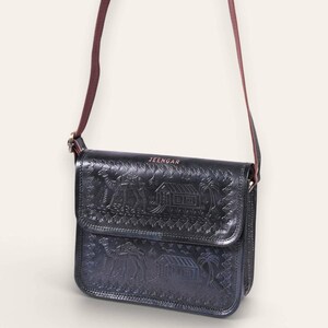 The Pushkar Sling in Dark Olive, compact crossbody for daily essentials