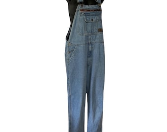 Vintage CE Schmidt Latzhose Carpenter Blue Denim 90s Y2K Arbeitskleidung 32x32