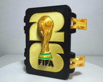 Caja organizadora para cromos del Mundial 2026 | Soporte para cromos de fútbol | Caja organizadora de cromos | 3 colores disponibles