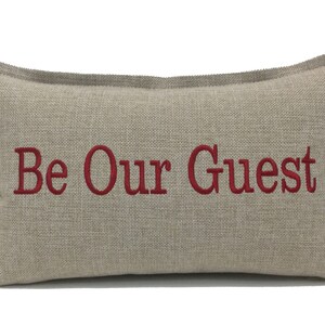Be our guest cushion Clearance