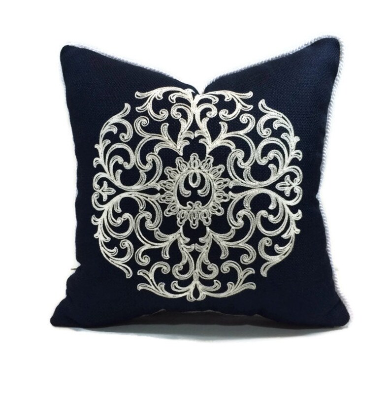 Custom Made Pillow Covers With Trim Or Piping Sewing Service Etsy