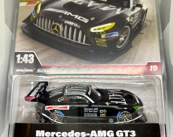 Hot Wheels Premium 1:43 Mercedes-amg GT3 Raw Spec | Metal/metal