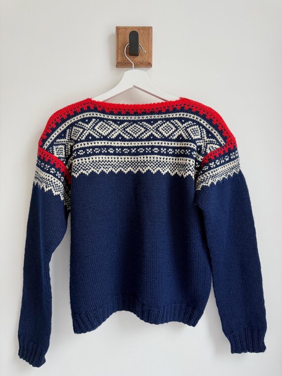 Vintage Kids Wool Marius Sweater – Nordic Fair Isle Jumper, EU 146-152 View 2