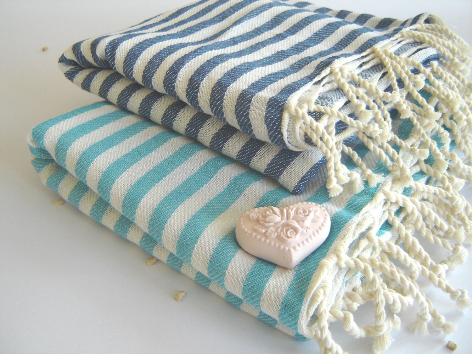 SALE Set of 2 Turkish Bath Towel Handwoven Peshtemal Bath Etsy