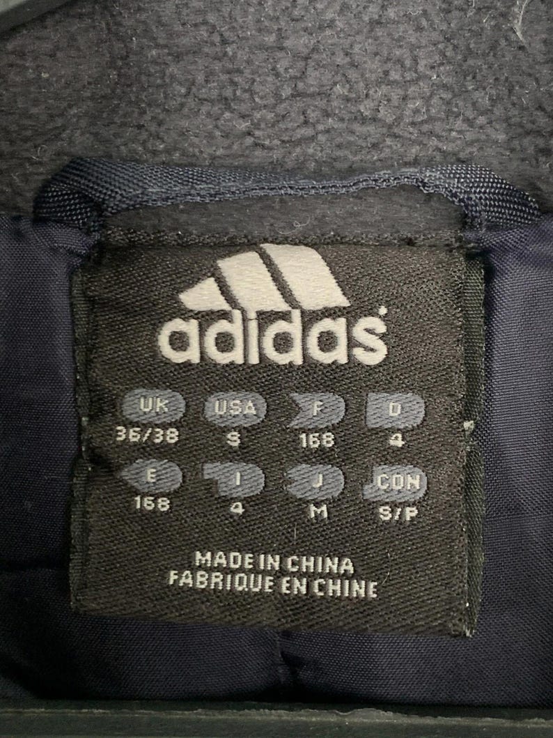 Vintage 2003/2004 Marseille Training Football Track Jacket Adidas Bench Jersey Size M image 7