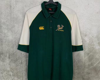 Vintage 1990's South Africa Rugby Union Shirt Canterbury National Team Jersey Size XXL