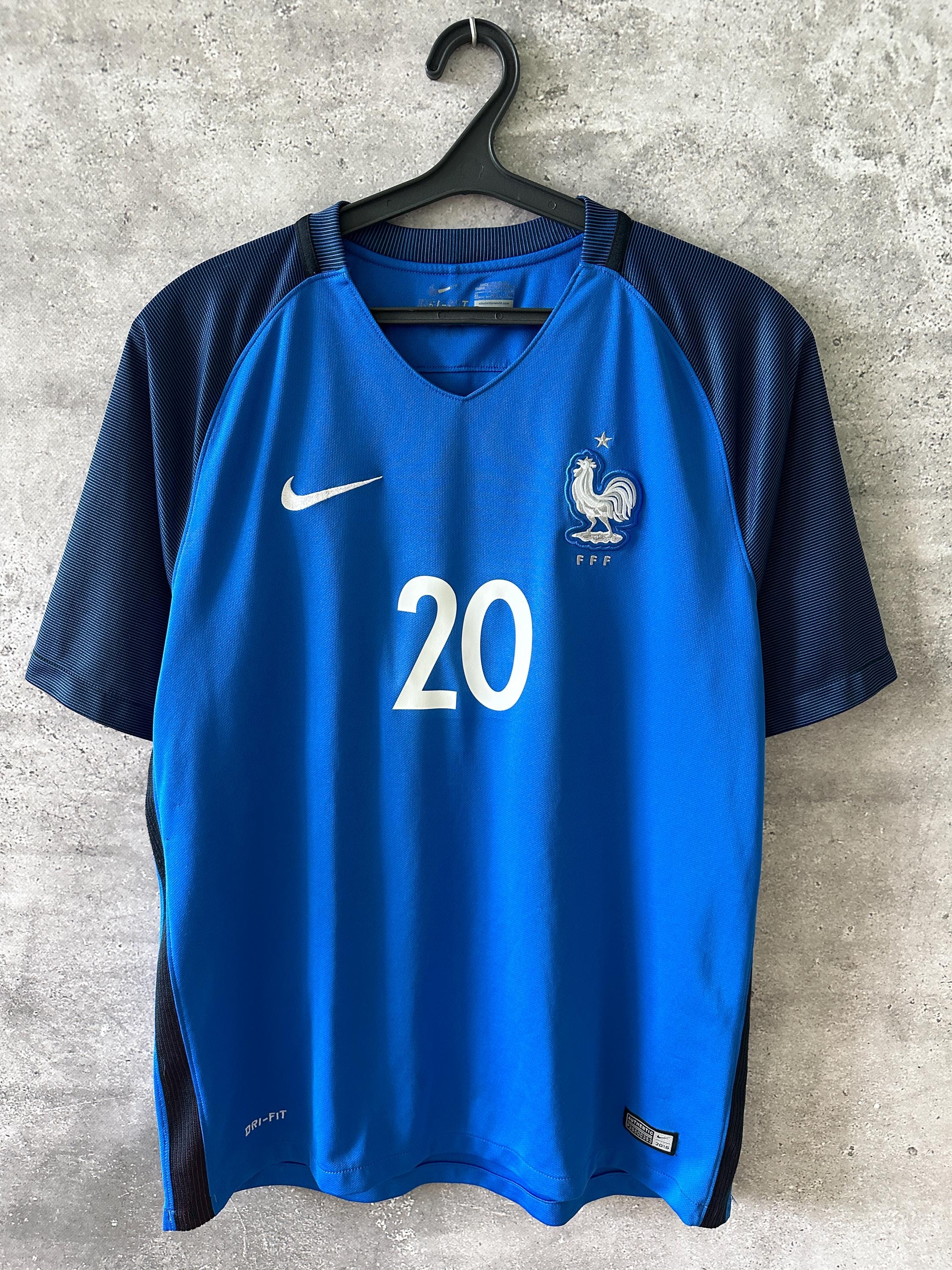 France World Cup Home Football Shirt #20 Mbappe Nike National Team