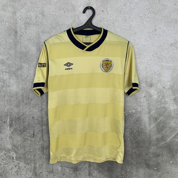 UMBRO スコットランド代表 ユニフォーム Mサイズ Vintage 1986/1988 Scotland Away Football Shirt Umbro National Team