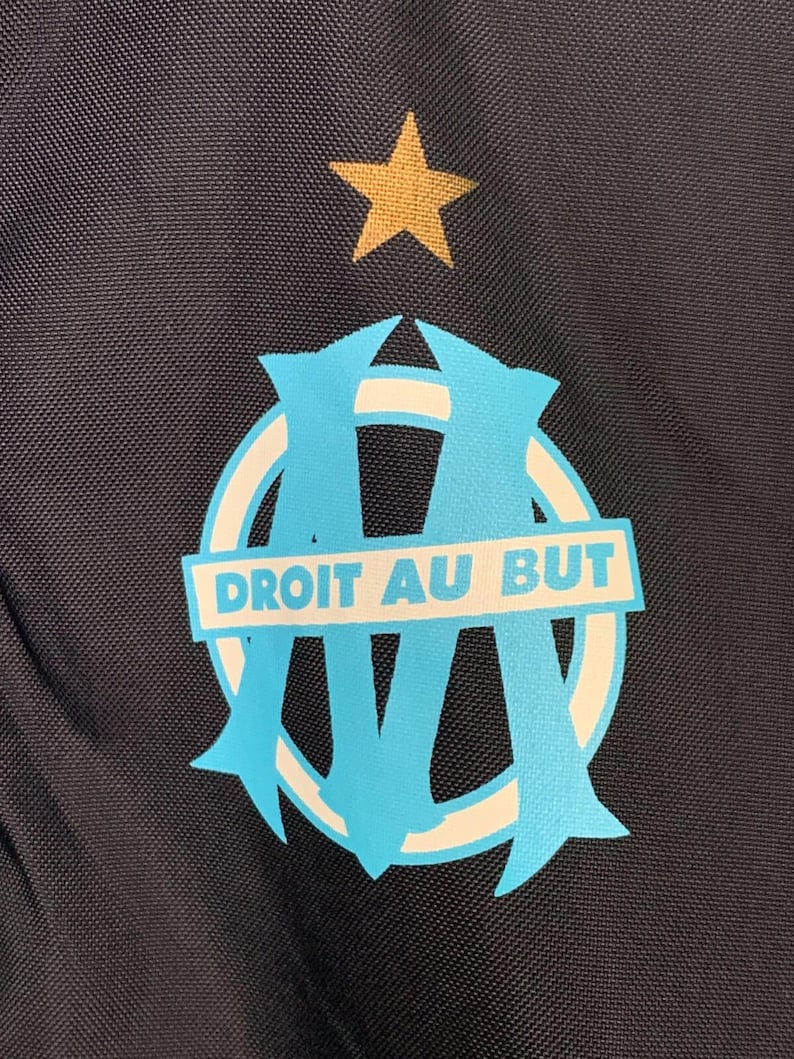 Vintage 2003/2004 Marseille Training Football Track Jacket Adidas Bench Jersey Size M image 4
