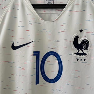 Frankrike VM Bortatröja #10 Mbappé Nike Landslagströja Storlek S bild 3