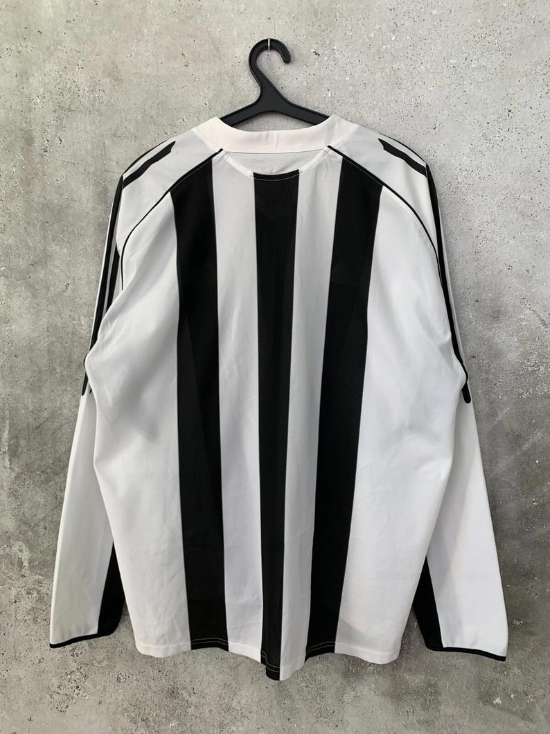 Vintage 2005/2006 Newcastle United Home Football Shirt Adidas Long Sleeve Size XXL image 3