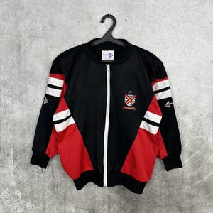 Chaqueta deportiva de entrenamiento del Fulham, modelo vintage de 1988-1989, con el logotipo del marcador y la camiseta, talla S. imagen 1
