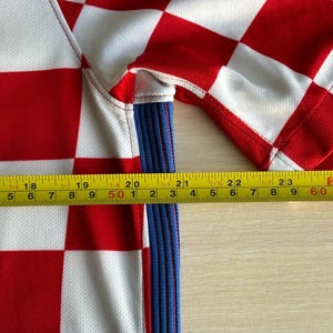 Camiseta de fútbol de Croacia de la década de 2000, marca Nike, talla M. imagen 8