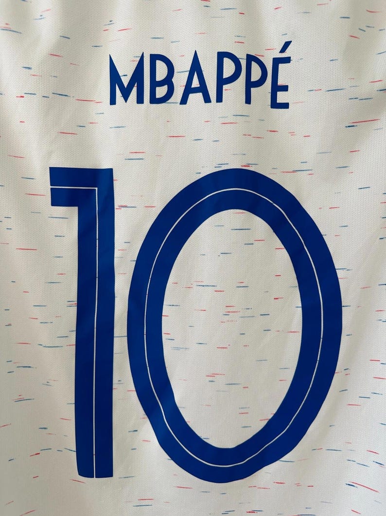 Frankrike VM Bortatröja #10 Mbappé Nike Landslagströja Storlek S bild 5