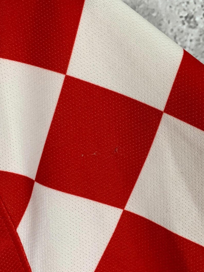Camiseta de fútbol de Croacia de la década de 2000, marca Nike, talla M. imagen 4