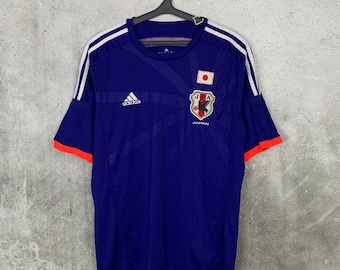 Maglia da calcio vintage del Giappone degli anni 2000, modello Adidas, taglia L.