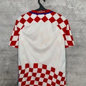 Camiseta de fútbol de Croacia de la década de 2000, marca Nike, talla M. imagen 5