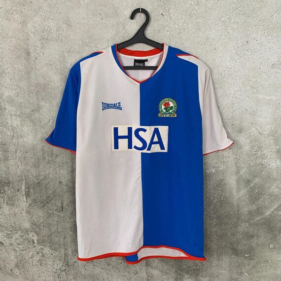 Vintage 2004/2005 Blackburn Rovers Home Football Shirt Lonsdale