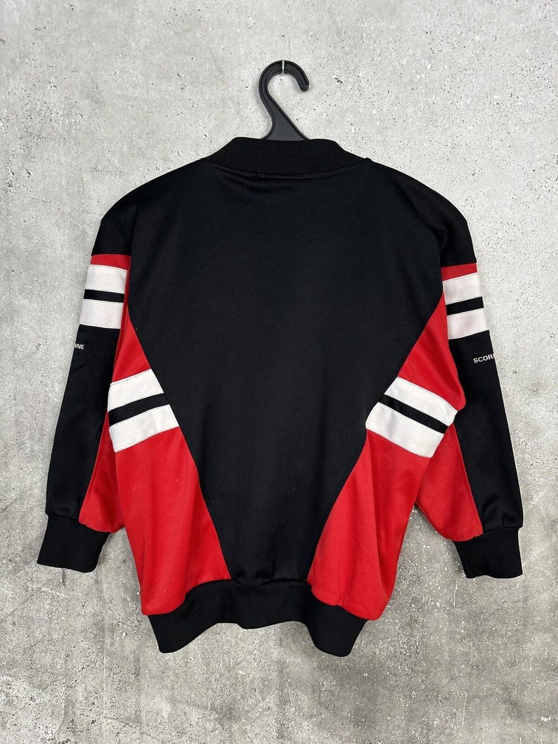 Chaqueta deportiva de entrenamiento del Fulham, modelo vintage de 1988-1989, con el logotipo del marcador y la camiseta, talla S. imagen 3