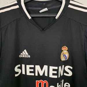 Camiseta de fútbol vintage del Real Madrid 2004/2005, visitante, Adidas, talla M imagen 2