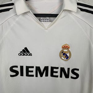 Vintage 2005 2006 Real Madrid Home Football Shirt #23 Beckham Adidas Jersey Size S image 3