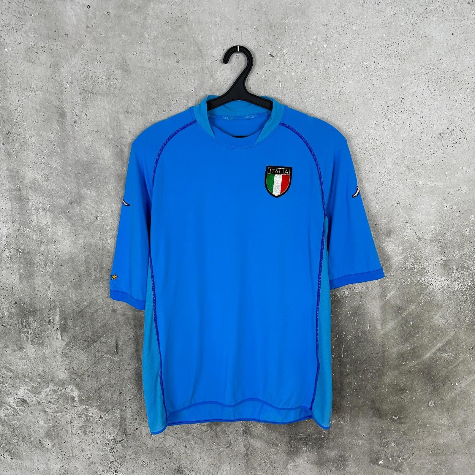 【激レア】Kappa イタリア代表 2002-2003 ホーム ユニフォーム Vintage Italy 2002 World Cup Home Football Jersey Kappa Shirt Size