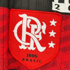 Vintage 1995/1996 Flamengo Home Football Shirt #10 Romario Umbro Brazil Jersey Size L image 5