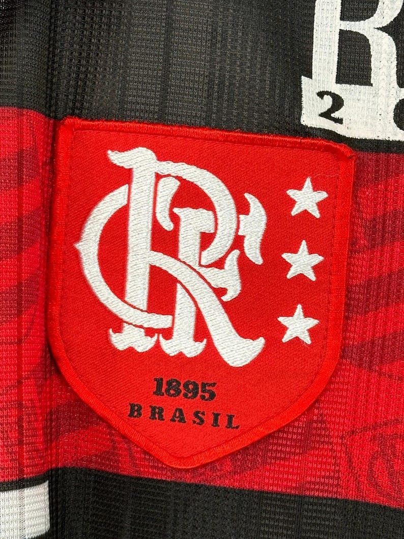 Vintage 1995/1996 Flamengo Home Football Shirt #10 Romario Umbro Brazil Jersey Size L image 5