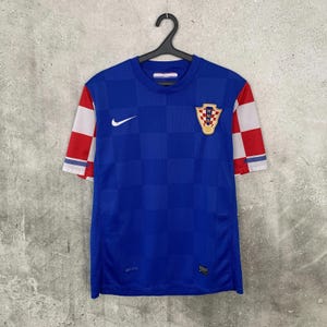 Koszulka wyjazdowa reprezentacji Chorwacji z lat 2000. Nike, rozmiar M zdjęcie 1