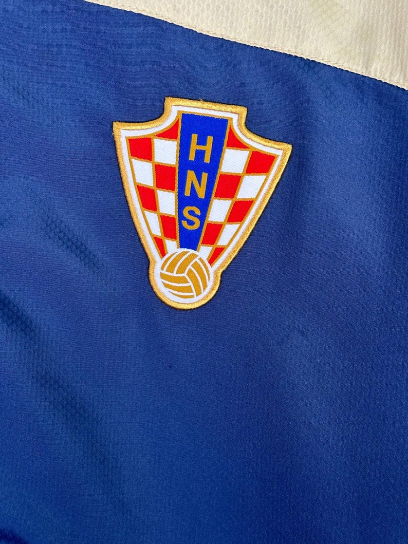 Veste de survêtement de football Croatie, vintage des années 2000, maillot national Nike, taille L image 3