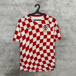 Camiseta de fútbol de Croacia de la década de 2000, marca Nike, talla M. imagen 1