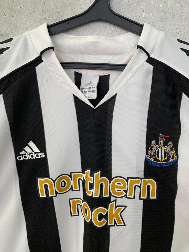 Vintage 2005/2006 Newcastle United Home Football Shirt Adidas Long Sleeve Size XXL image 2