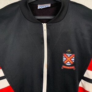 Chaqueta deportiva de entrenamiento del Fulham, modelo vintage de 1988-1989, con el logotipo del marcador y la camiseta, talla S. imagen 2