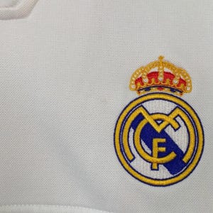 Vintage 2000s Real Madrid Training Football Track Jacket Adidas Jersey Size L image 4
