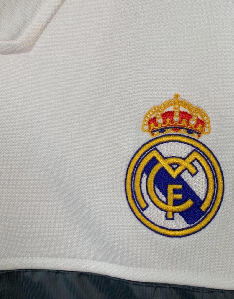 Vintage 2000s Real Madrid Training Football Track Jacket Adidas Jersey Size L image 4