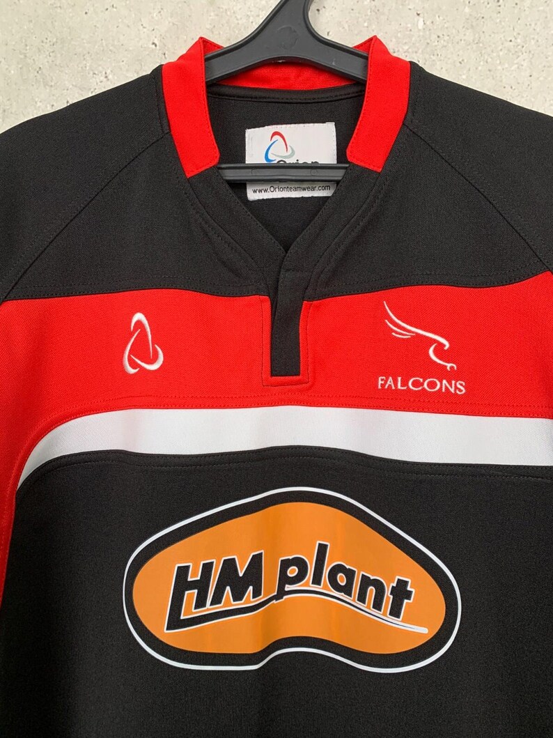Vintage 2000s Newcastle Falcons Rugby Union Shirt Orion Jersey Size L image 2